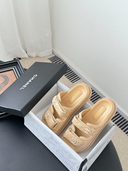 Chanel Velcro Sandals – 25SS Collection