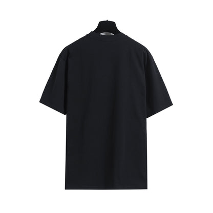 Balenciaga Red Double Ring Foam Print T-Shirt – 26SS