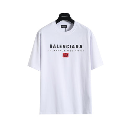 Balenciaga Red Double Ring Foam Print T-Shirt – 26SS