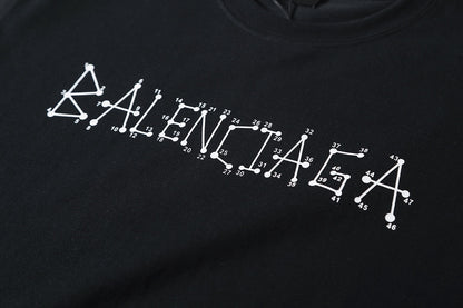 Balenciaga Coordinate Line Print T-Shirt – 26SS