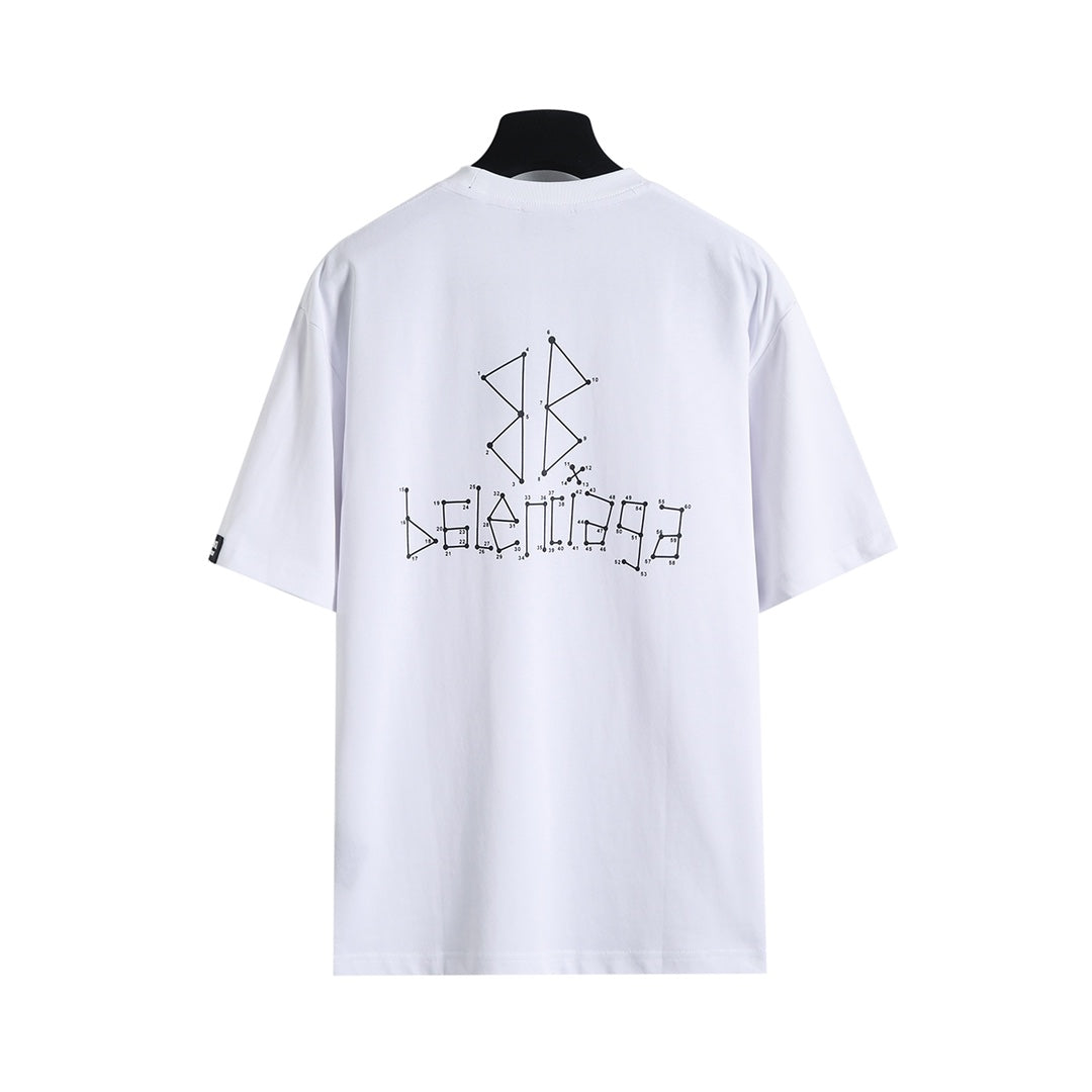Balenciaga Coordinate Line Print T-Shirt – 26SS