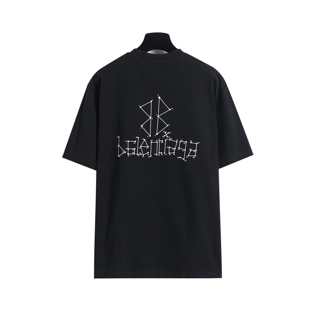 Balenciaga Coordinate Line Print T-Shirt – 26SS
