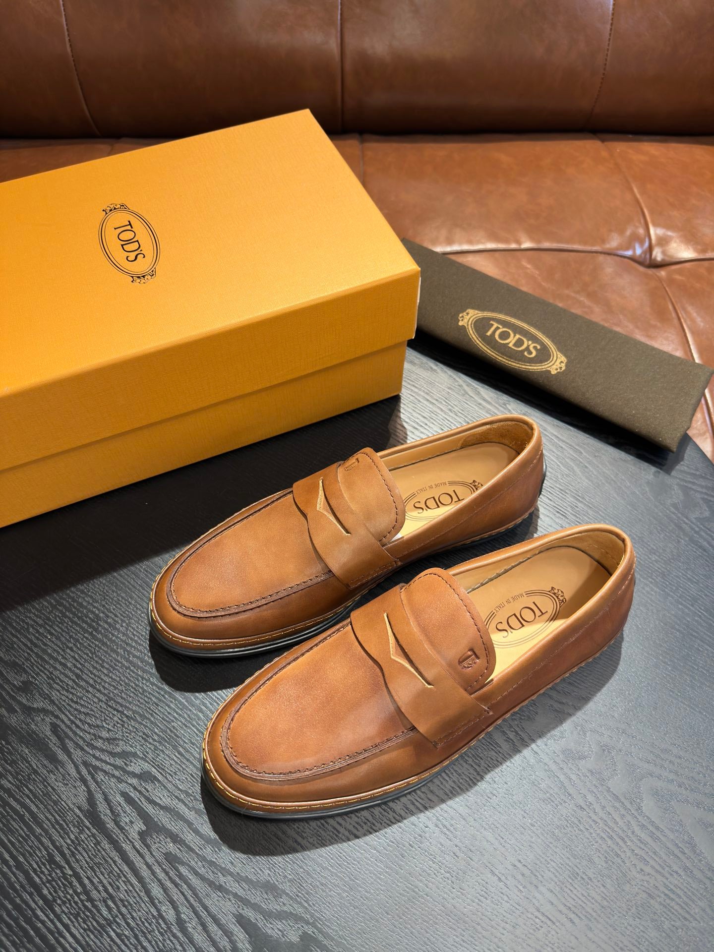 Tod's Gommino Calfskin Loafers