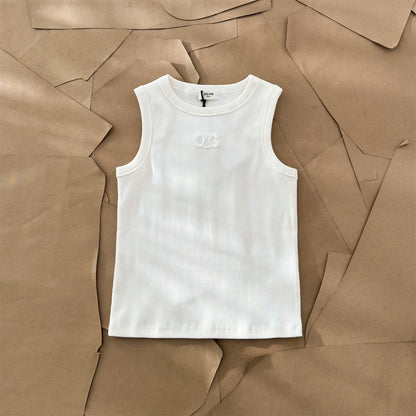 Celine Embroidered Crewneck Vest – 25SS