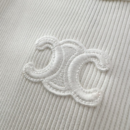 Celine Embroidered Crewneck Vest – 25SS
