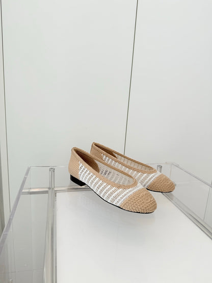 Chanel Classic Mesh Ballerina Flats