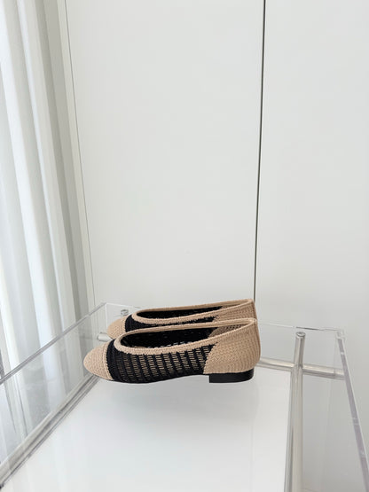 Chanel Classic Mesh Ballerina Flats