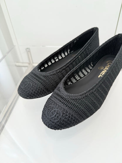 Chanel Classic Mesh Ballerina Flats