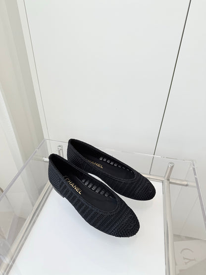 Chanel Classic Mesh Ballerina Flats