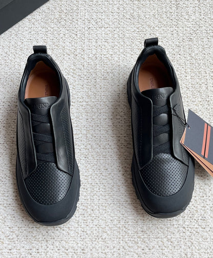Zegna Triple Stitch™ Monte Perforated Casual Shoes