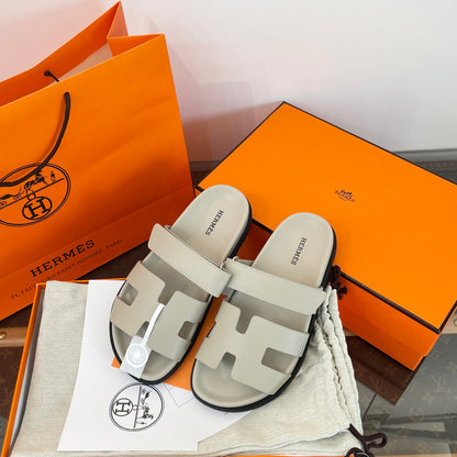 Hermès Chypre Suede Sandals
