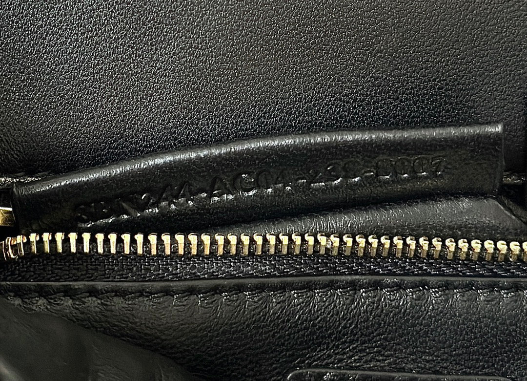 Fendi Peekaboo Embossed Crocodile Handbag