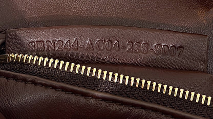 Fendi Peekaboo Embossed Crocodile Handbag