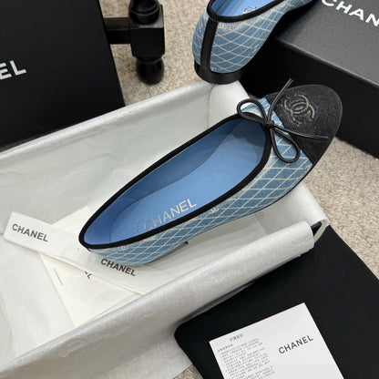 Chanel Classic Denim Ballet Flats – Spring/Summer Collection – 25SS