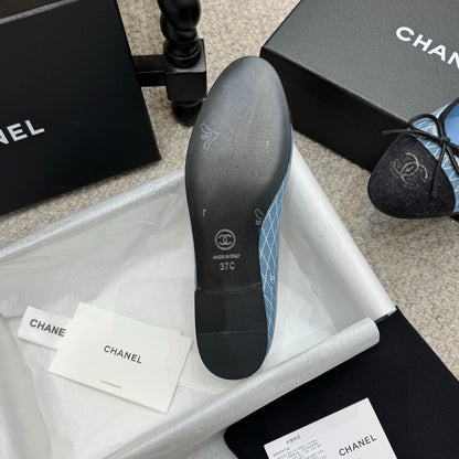 Chanel Classic Denim Ballet Flats – Spring/Summer Collection – 25SS