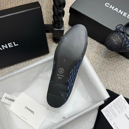 Chanel Classic Denim Ballet Flats – Spring/Summer Collection – 25SS