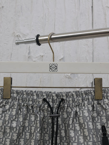 Dior Gold Taffeta Jacquard Oblique Shorts – 2025