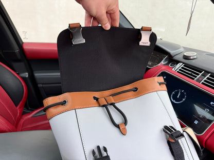 Coach Rivington Color-Block Leather Backpack