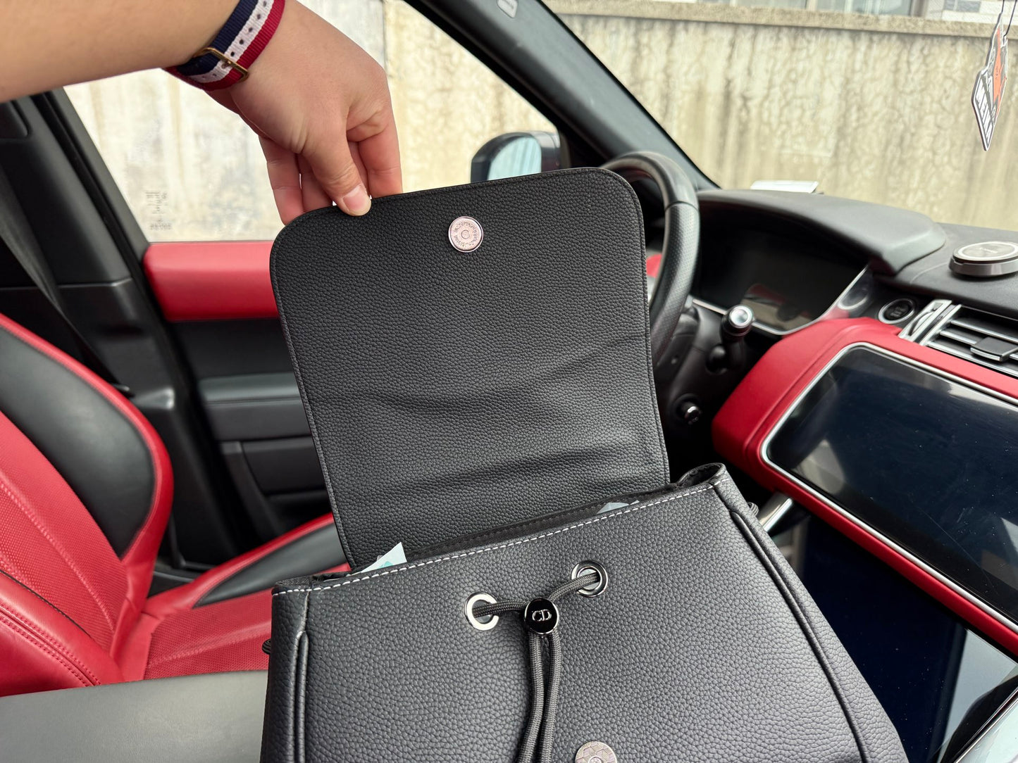 Dior Men's Saddle Oblique Backpack