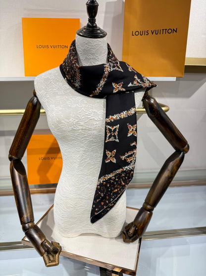 Louis Vuitton 18 Momme Silk Twill Square Scarf – 2025 Spring Collection