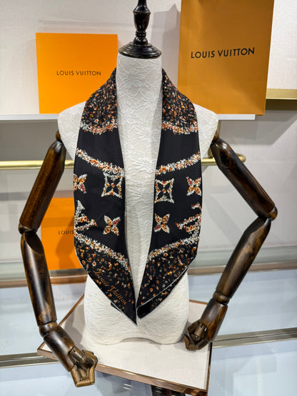 Louis Vuitton 18 Momme Silk Twill Square Scarf – 2025 Spring Collection