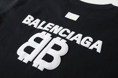 Balenciaga Double B Dollar Foam Print T-Shirt – 26SS