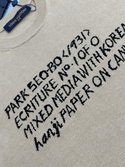 Louis Vuitton x Park Seo Bo Intarsia Cotton T-Shirt