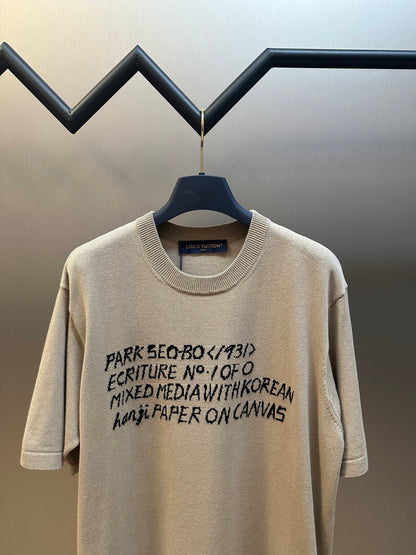 Louis Vuitton x Park Seo Bo Intarsia Cotton T-Shirt