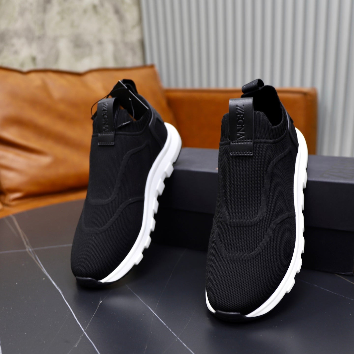 Zegna Flyknit Sneakers