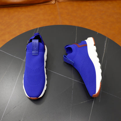 Zegna Cashmere Flyknit Sneakers