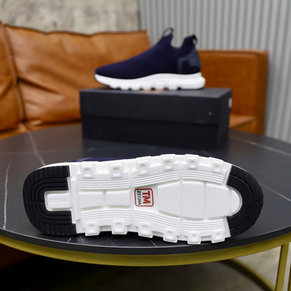 Zegna Cashmere Flyknit Sneakers