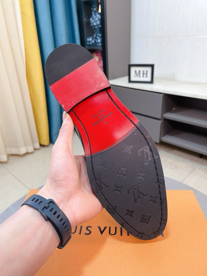 Louis Vuitton Men's Business Casual Leather Shoes