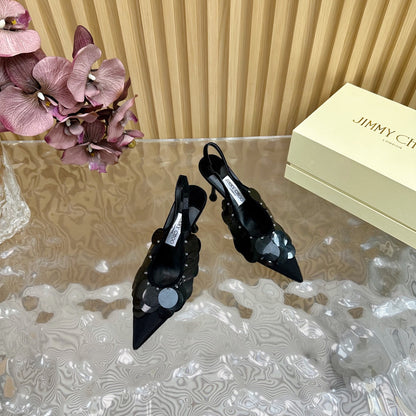 Jimmy Choo Sequined Evening Pumps – 2025SS