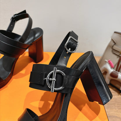 Hermes Color Block Flat Sandals – 2025 New Collection
