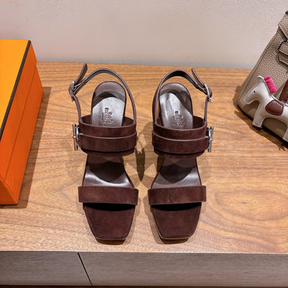 Hermes Color Block Flat Sandals – 2025 New Collection