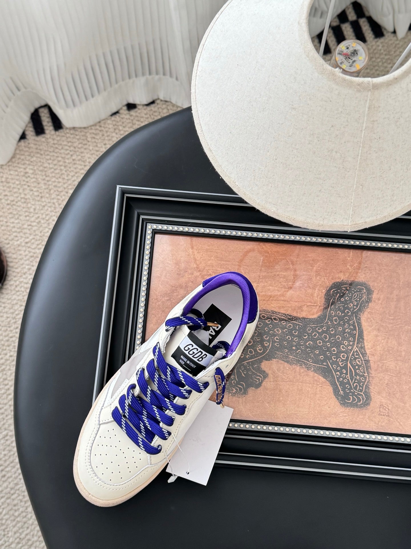 Golden Goose Distressed Graffiti Sneakers – 2024 Collection