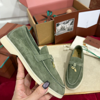 Loro Piana Summer Charms Walk Kids Moccasin Loafers – Kids Collection