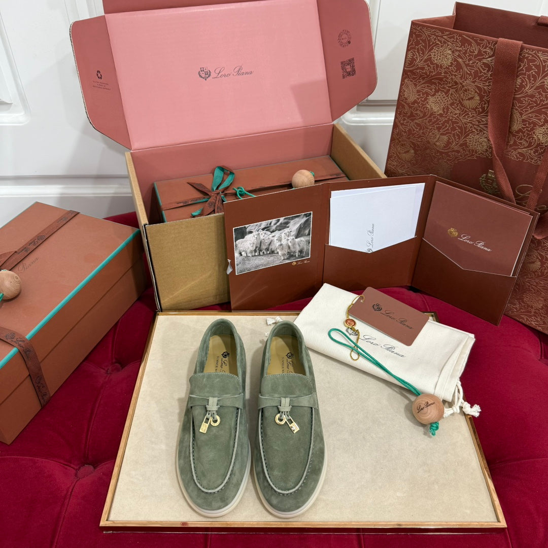 Loro Piana Summer Charms Walk Kids Moccasin Loafers – Kids Collection