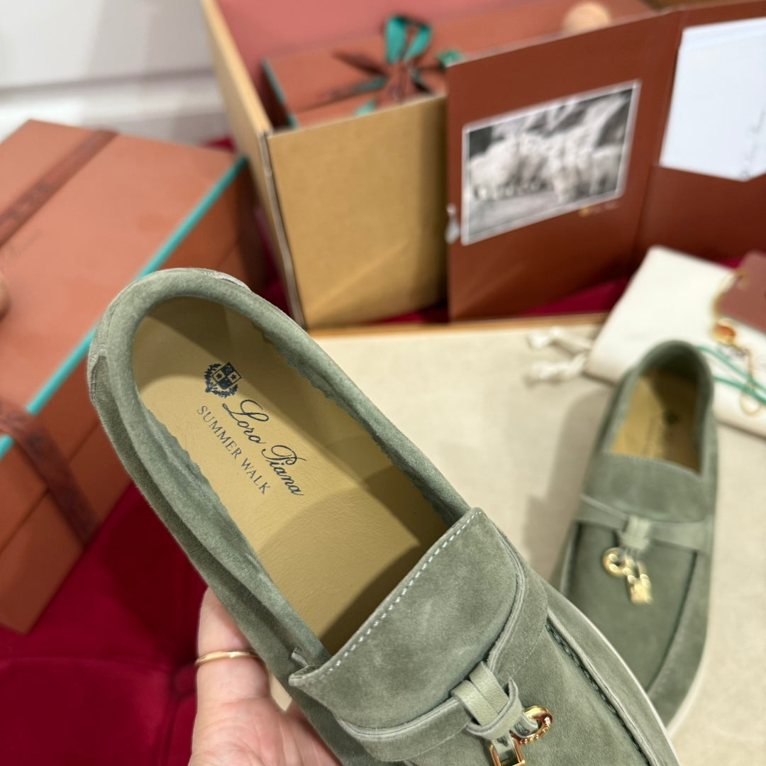 Loro Piana Summer Charms Walk Kids Moccasin Loafers – Kids Collection