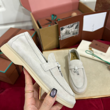 Loro Piana Summer Charms Walk Kids Moccasin Loafers – Kids Collection