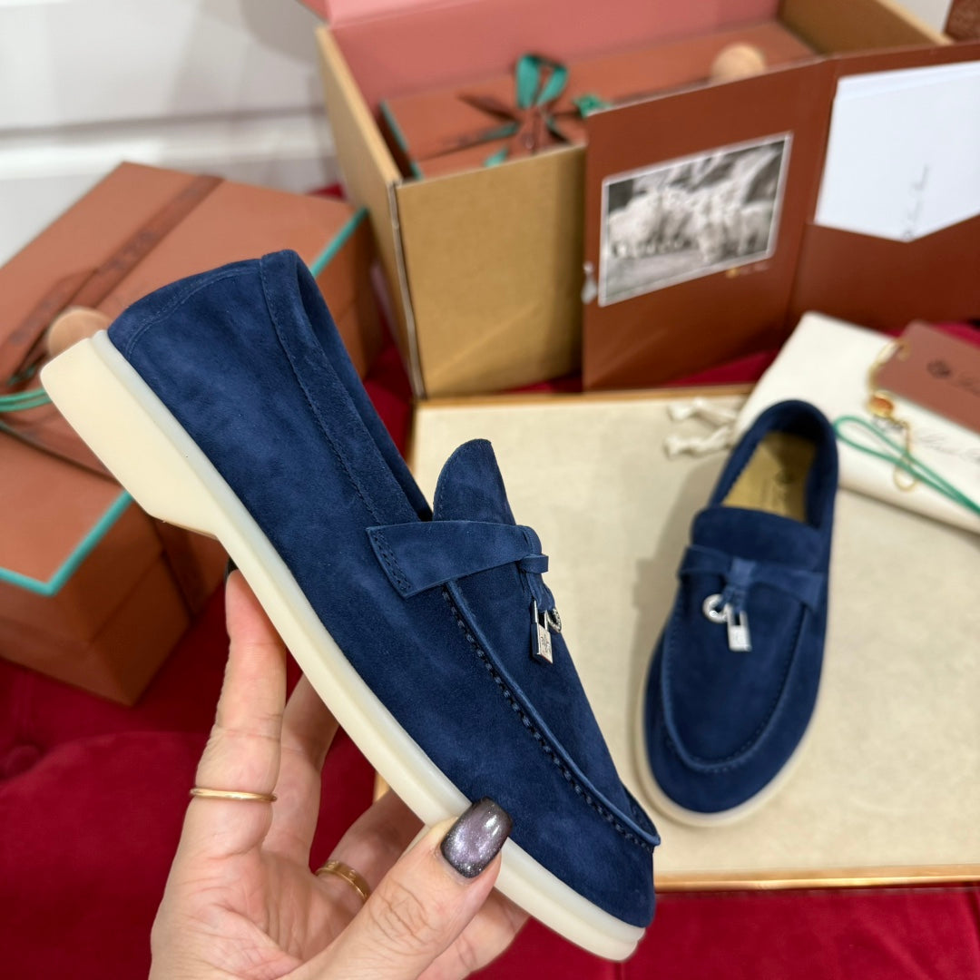 Loro Piana Summer Charms Walk Kids Moccasin Loafers – Kids Collection
