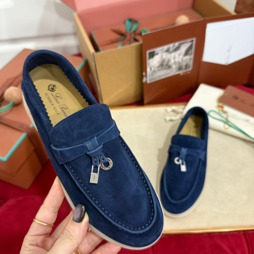 Loro Piana Summer Charms Walk Kids Moccasin Loafers – Kids Collection