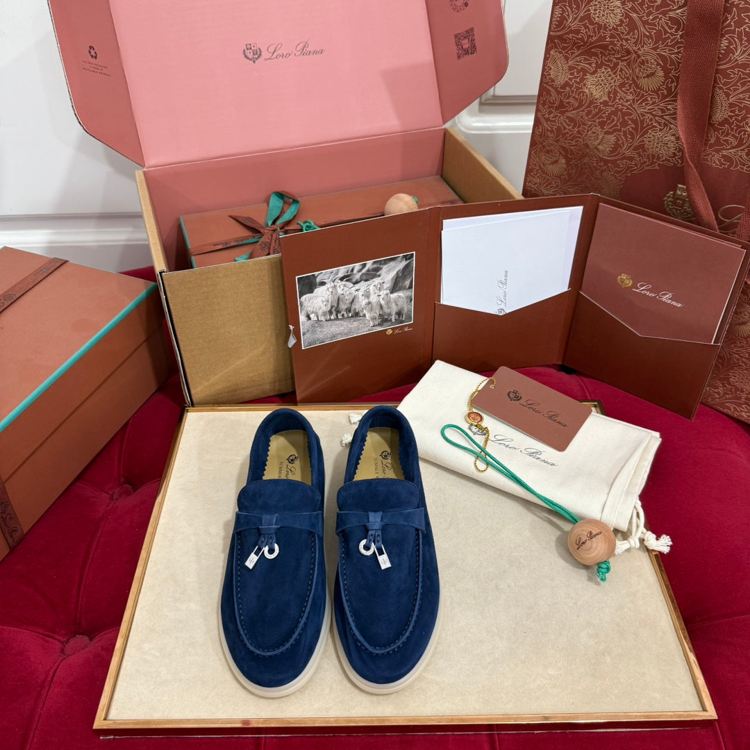 Loro Piana Summer Charms Walk Kids Moccasin Loafers – Kids Collection