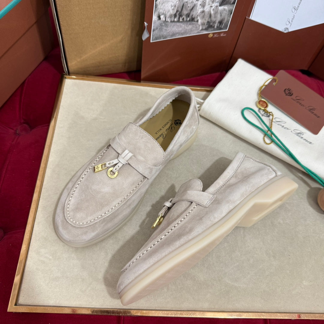 Loro Piana Summer Charms Walk Kids Moccasin Loafers – Kids Collection