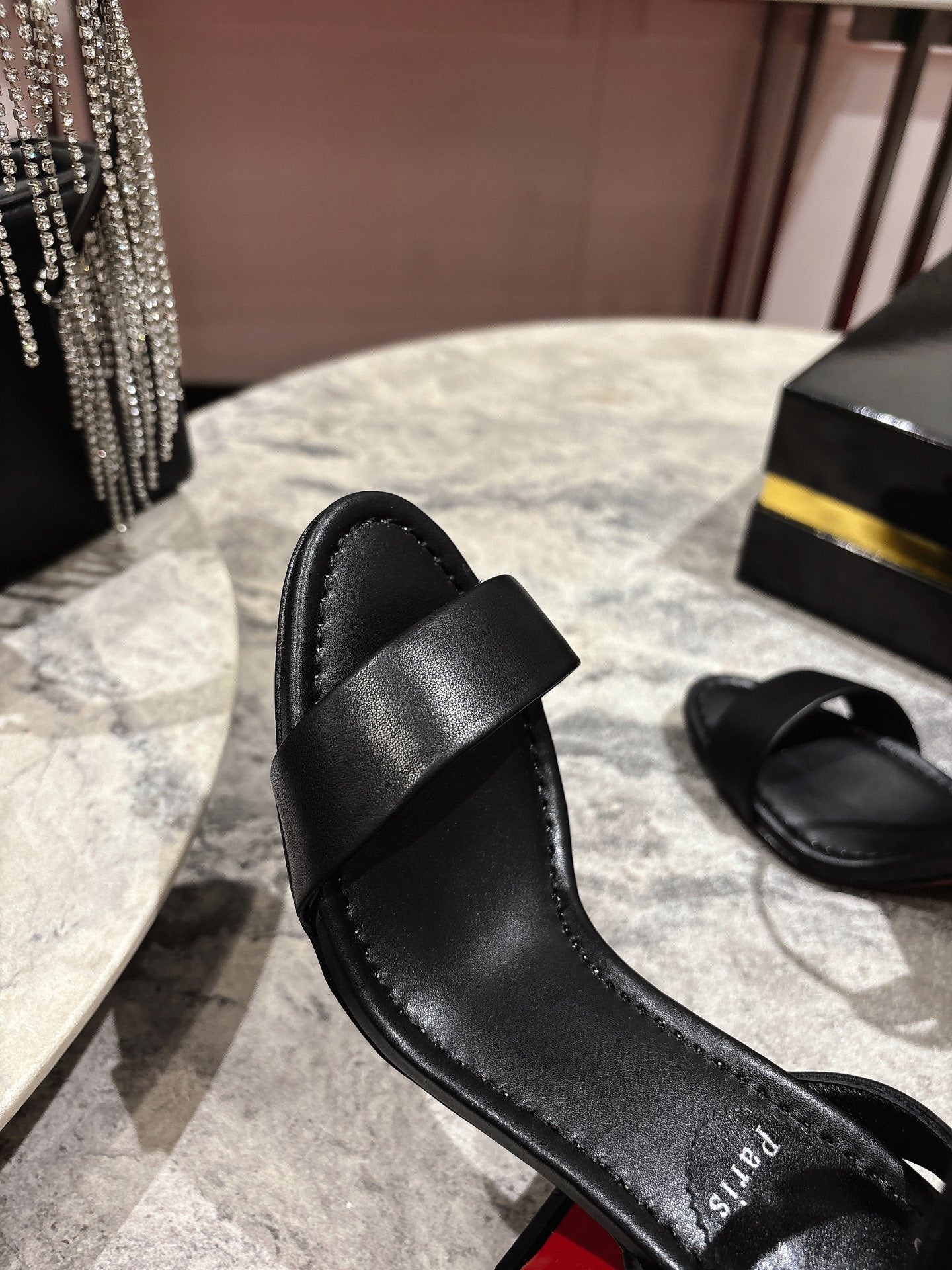 Christian Louboutin Block Heel Sandals