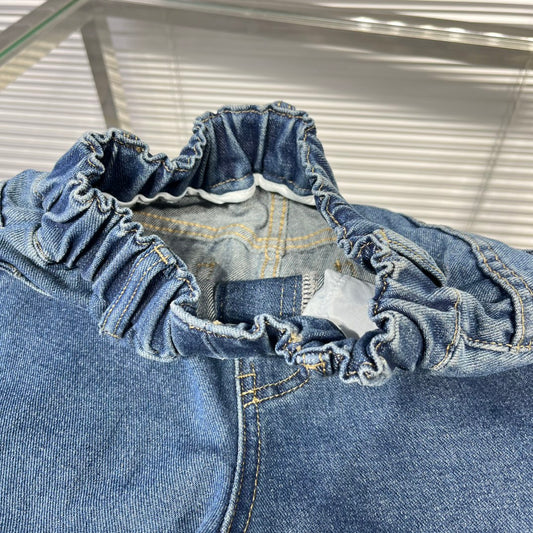 Gucci Kids Letter Embroidered Washed Jeans – Kids Collection