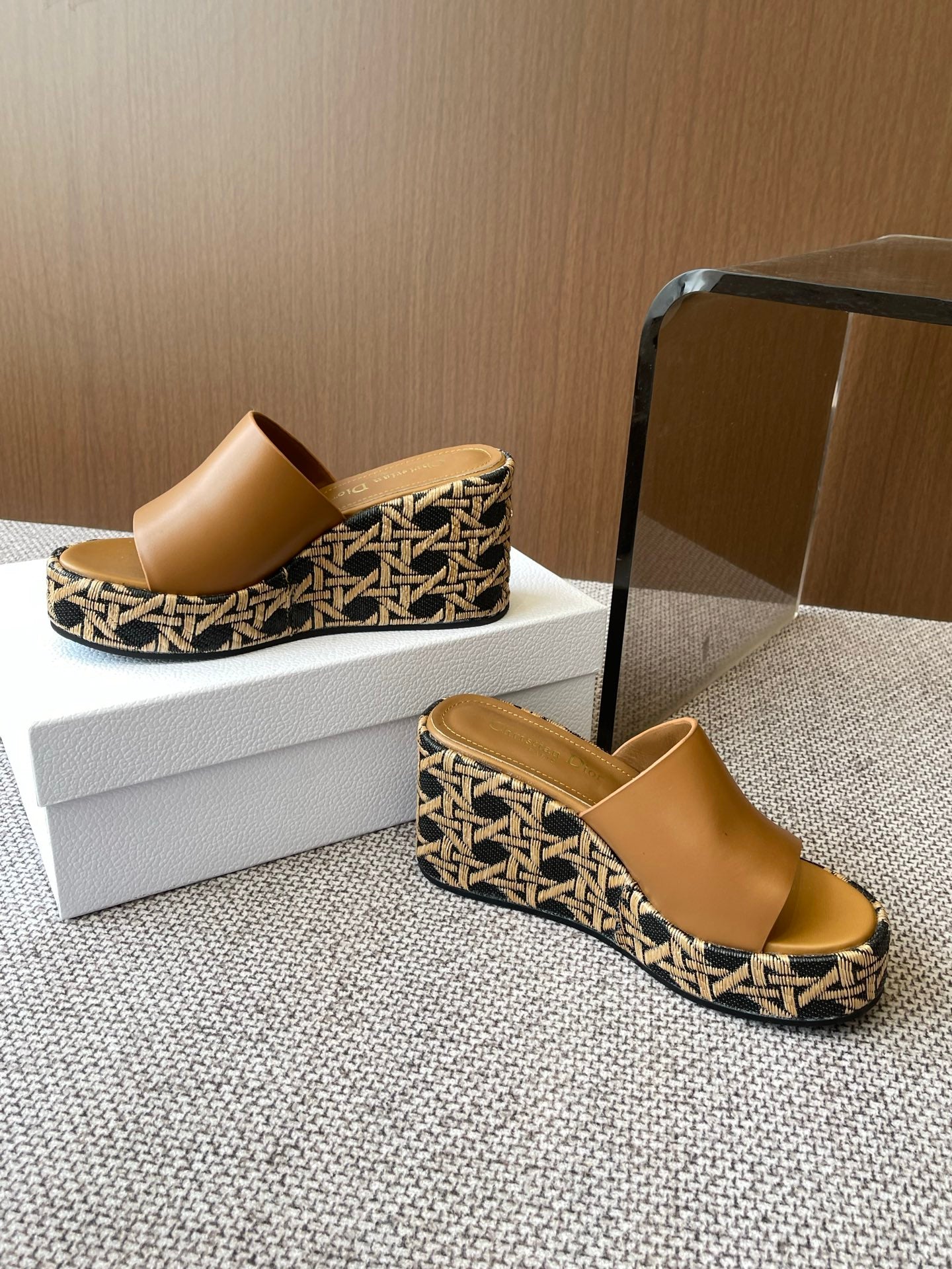 Dior D-Attitude Wedge Platform Sandals – 25SS