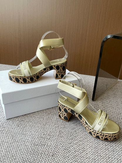 Dior Riviera Dway Wedge Sandals – Spring/Summer 2025 Collection