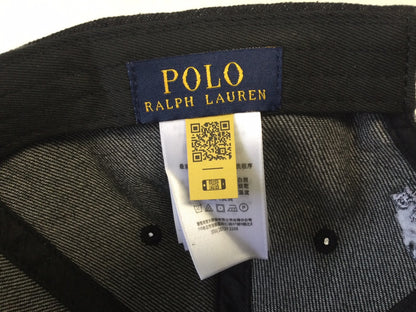 Ralph Lauren Denim Bear Embroidered Baseball Cap
