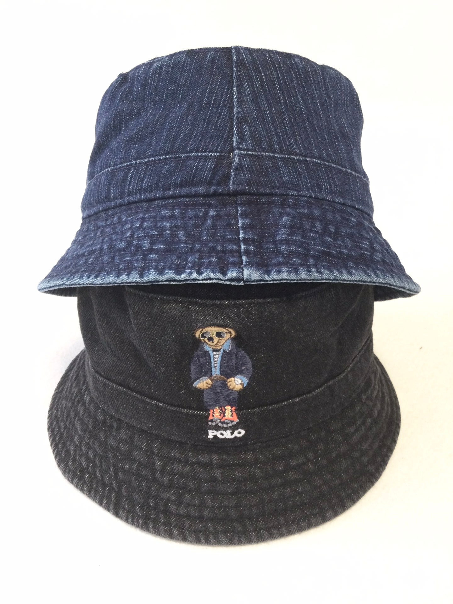 Ralph Lauren Polo Bear Denim Bucket Hat